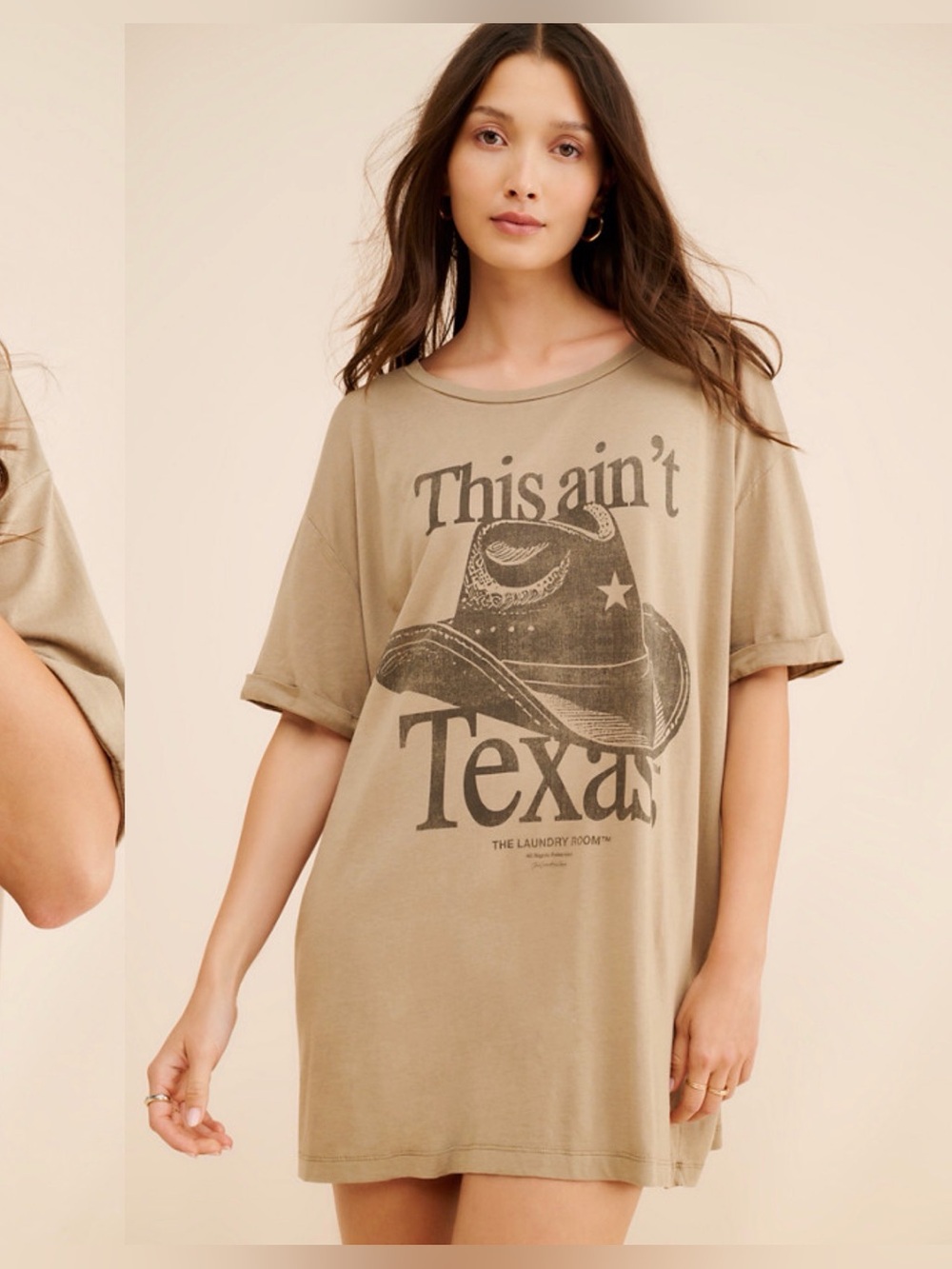 The Laundry Room This Aint Texas Oversized Graphic Tee